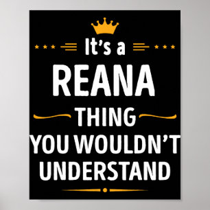 Affiche Création Encrée - C'est une chose de Reana que vou