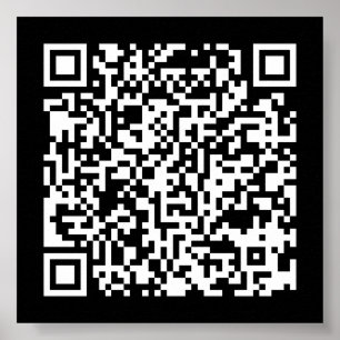 Affiche Création instantanée de code QR (en entrant votre 