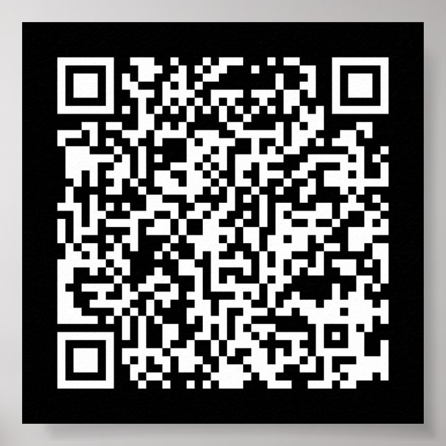 Affiche Création instantanée de code QR (en entrant votre  (Devant)