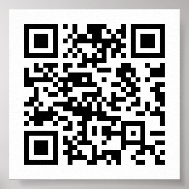 Affiche Création instantanée de code QR (en entrant votre  (Devant)