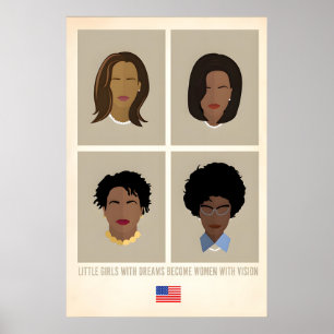 Affiche Créatrices de l'Histoire des Femmes Noires Icône I