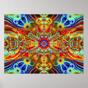 Affiche Creatrip2 cosmiques - Visuels trippy