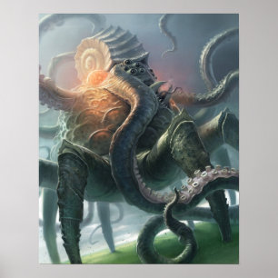 Affiche Créature de l'abîme infini