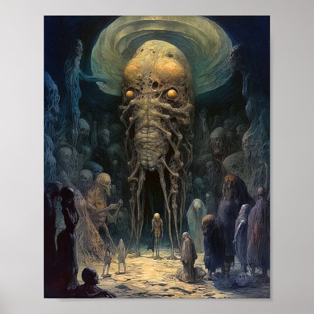 Affiche Créature du sous-monde Alien démon (Devant)