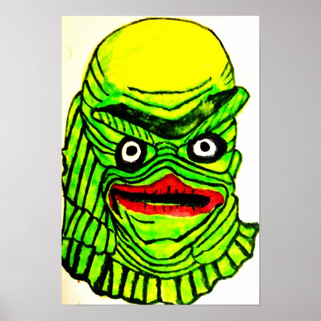 AFFICHE CRÉATURE HALLOWEEN À PARTIR DE L'ABYSS (Devant)