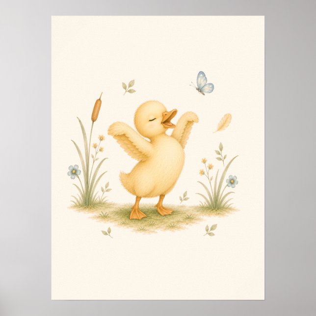 Affiche Crèche Canard Dansant  (Devant)
