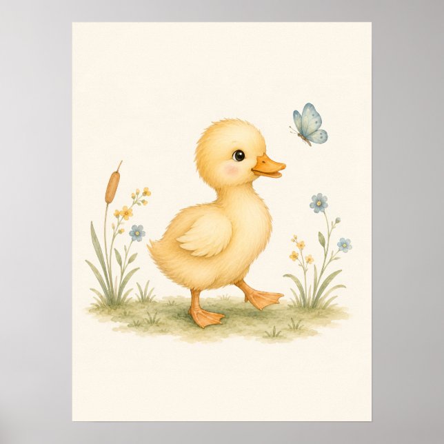 Affiche Crèche Petit Canard (Devant)