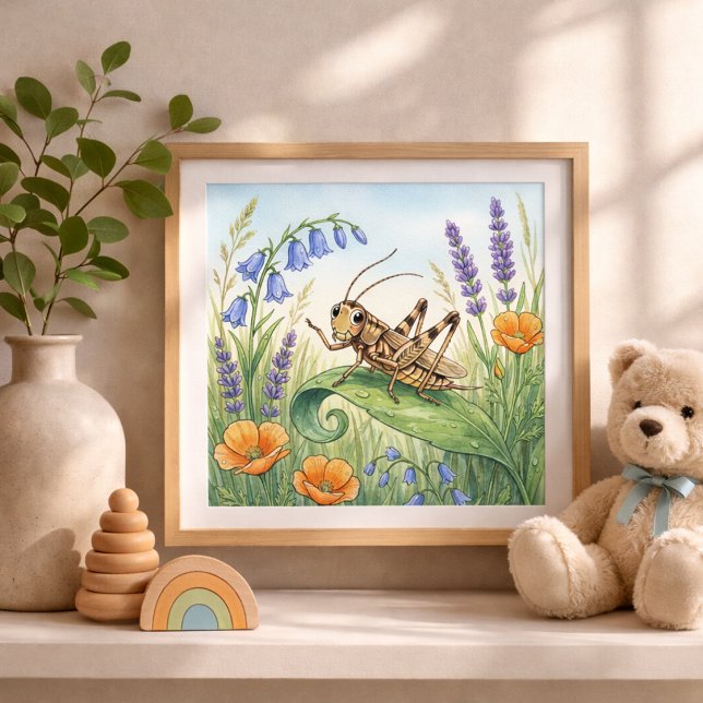 Affiche Crèche Petits Insectes Cricket (Créateur téléchargé)