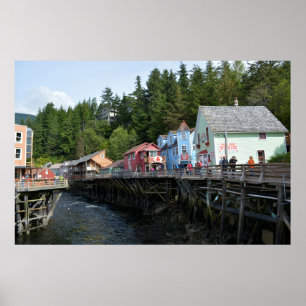 Affiche Creek Street à Ketchikan