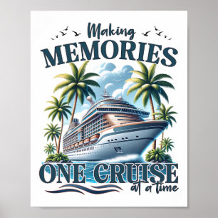 Affiche Créer des souvenirs une croisière à la fois Famill