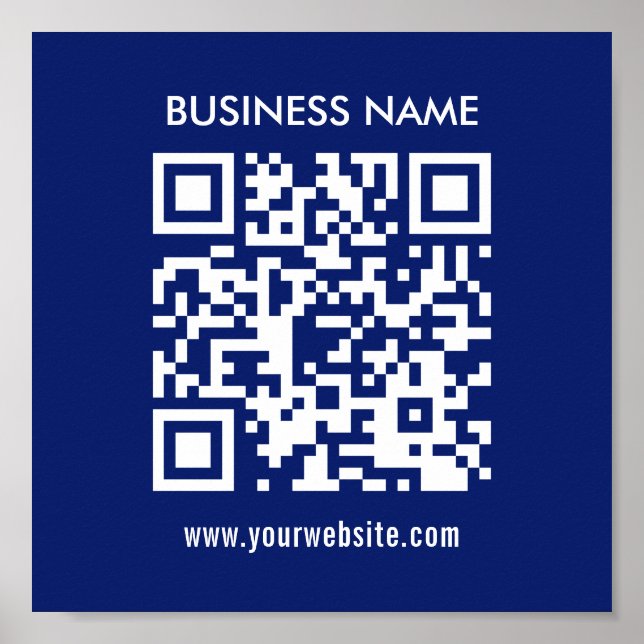 Affiche Créer du code QR instantanément | Design simple mo (Devant)