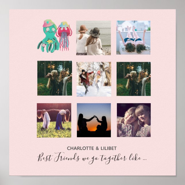 Affiche Créer Propre BFF Photo Collections cadeaux - Jelly (Devant)