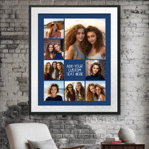 Affiche Créer un collage de photos personnalisé avec 8 pho
