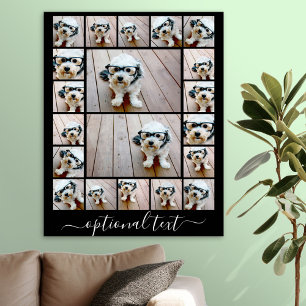 Affiche Créer un collage photo personnalisé avec 20 photos