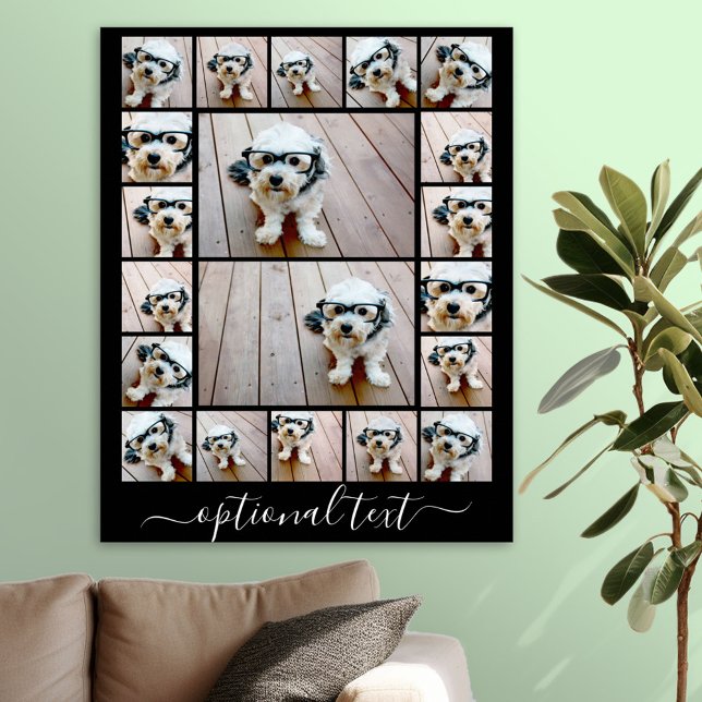 Affiche Créer un collage photo personnalisé avec 20 photos (Photo Collage Poster)