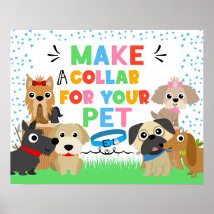 Affiche Créer Un Collier Pour Votre Pet Station