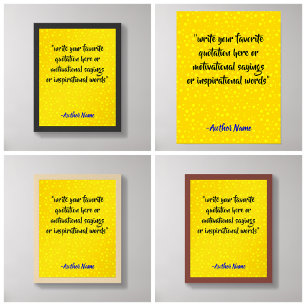 Affiche Créer un devis de luxe en noir et or