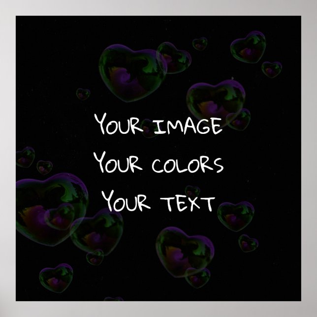 Affiche Créer une personnalisation (Devant)