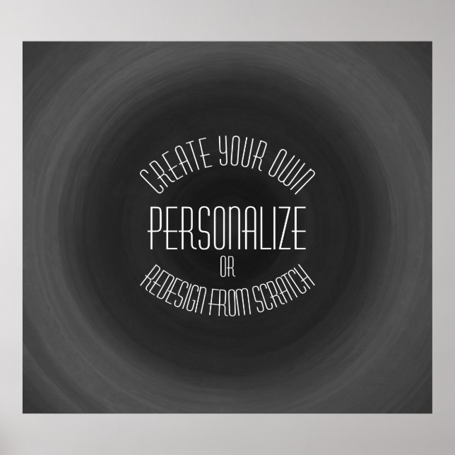 Affiche Créer votre propre - Conception personnalisée (Devant)
