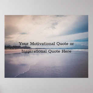 Affiche Créer votre propre texte Inspiration Motivation