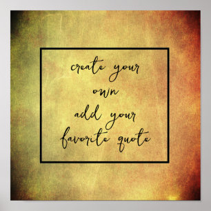 Affiche créer votre propre texture en détresse ajouter du