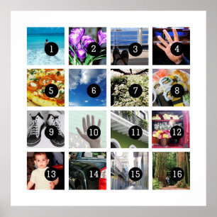 Affiche Créez facilement votre propre photo Art avec 16 ph