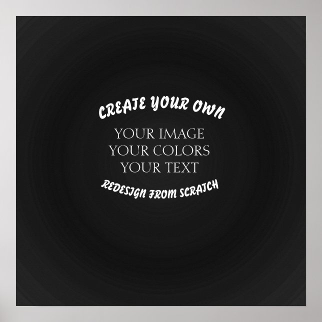 Affiche Créez votre propre (Devant)