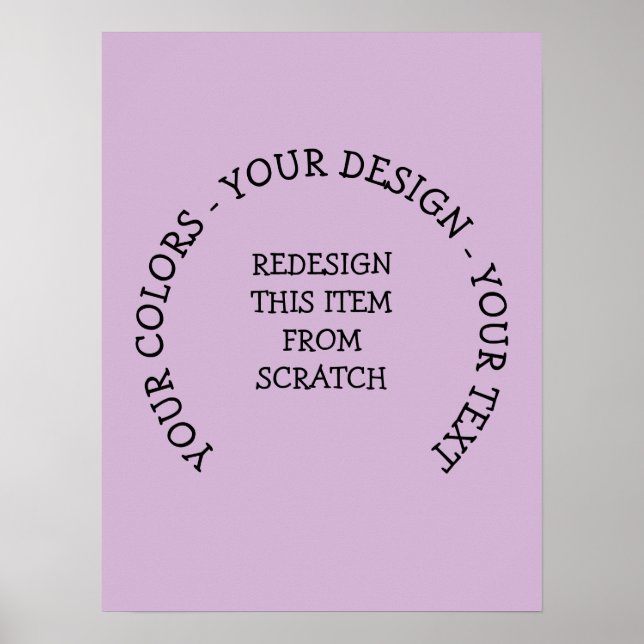 Affiche Créez votre propre (Devant)