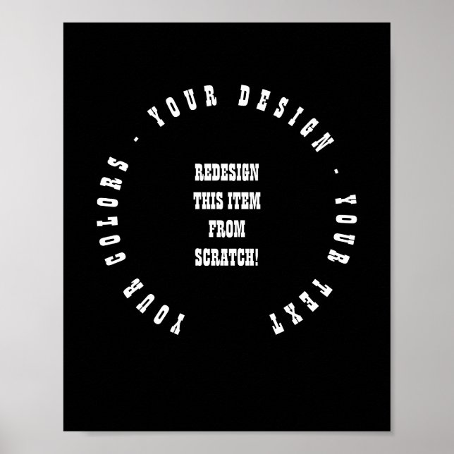 Affiche Créez votre propre (Devant)