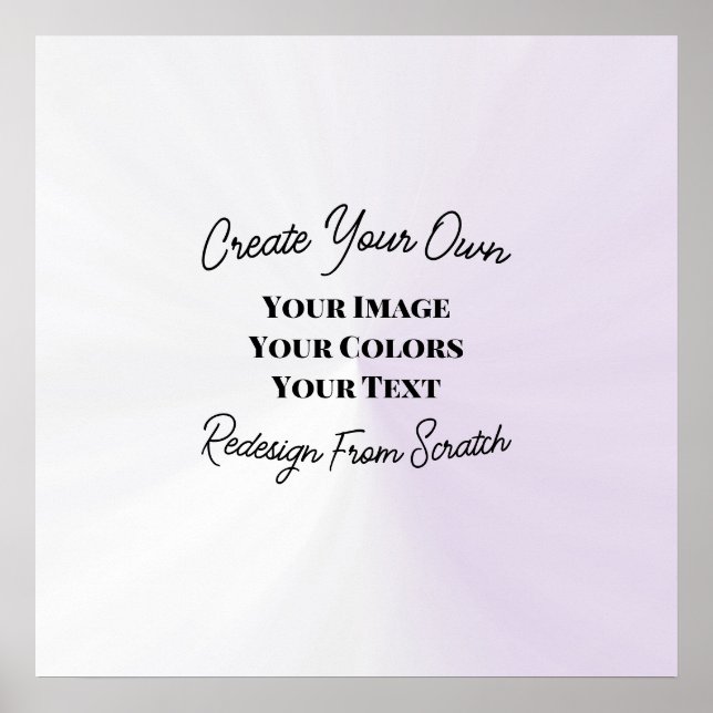 Affiche Créez votre propre (Devant)