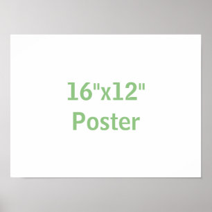 Affiche Créez votre propre 16"x12"