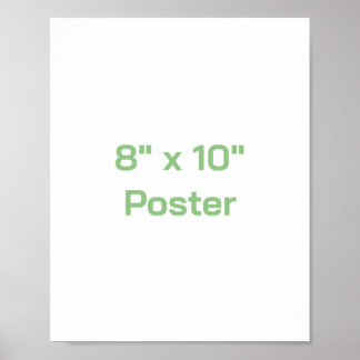 Affiche Créez votre propre 8"x10"