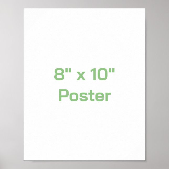 Affiche Créez votre propre 8"x10" (Devant)
