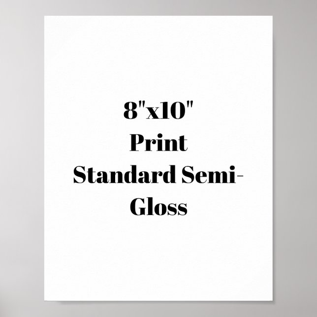 Affiche Créez votre propre 8"x10" (Devant)