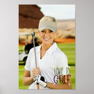 Affiche Créez votre propre amour du golf pour le golfeur