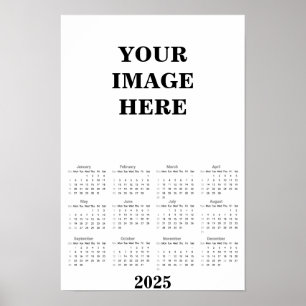 Affiche Créez votre propre calendrier 2025