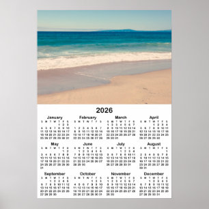 Affiche Créez votre propre calendrier photo 20x28 2026