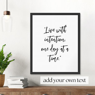 Affiche Créez Votre Propre Citation Inspirante
