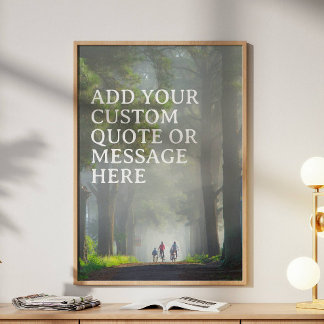 Affiche Créez Votre Propre Citation Motivationnelle