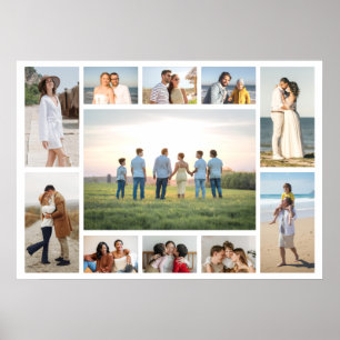 Affiche Créez votre propre collage de 11 photos