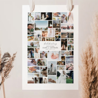 Affiche Créez votre propre collage de 46 photos