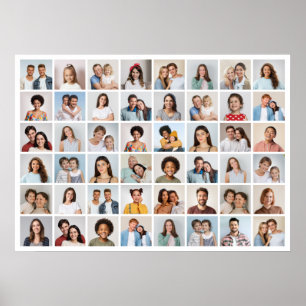 Affiche Créez votre propre collage de 48 photos