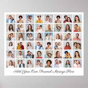 Affiche Créez Votre Propre Collage De 48 Photos Ajoutez Vo