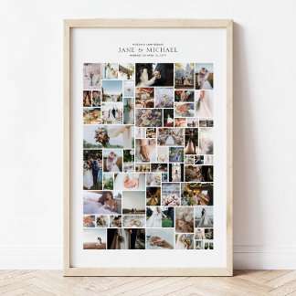 Affiche Créez votre propre collage de 66 photos