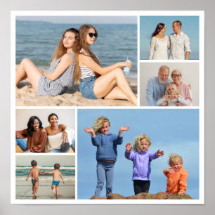 Affiche Créez votre propre collage de 6 photos