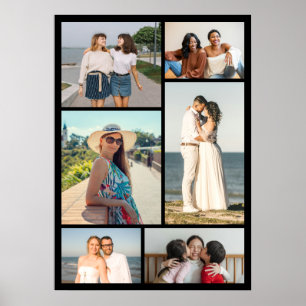 Affiche Créez votre propre collage de 6 photos