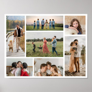 Affiche Créez votre propre collage de 7 photos