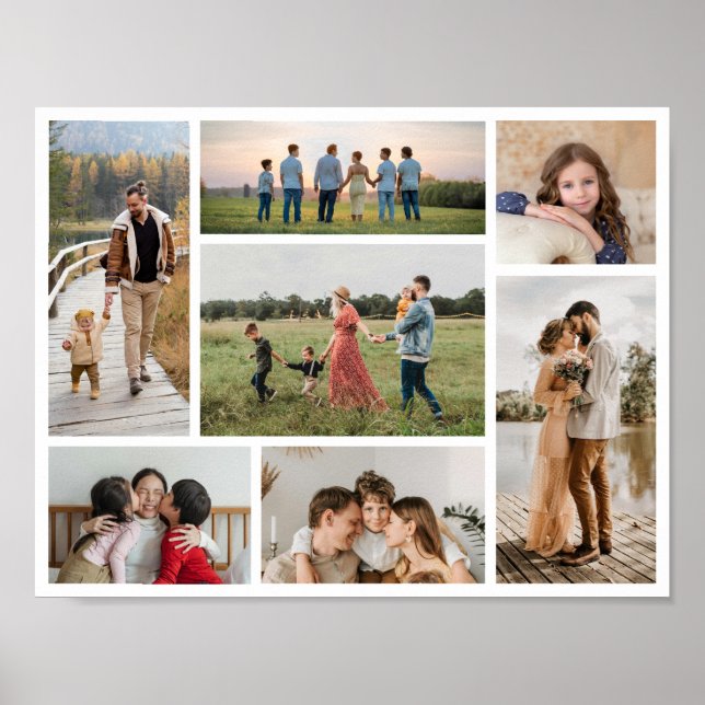 Affiche Créez votre propre collage de 7 photos (Devant)