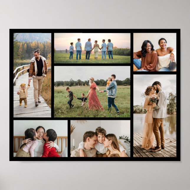 Affiche Créez votre propre collage de 7 photos (Devant)