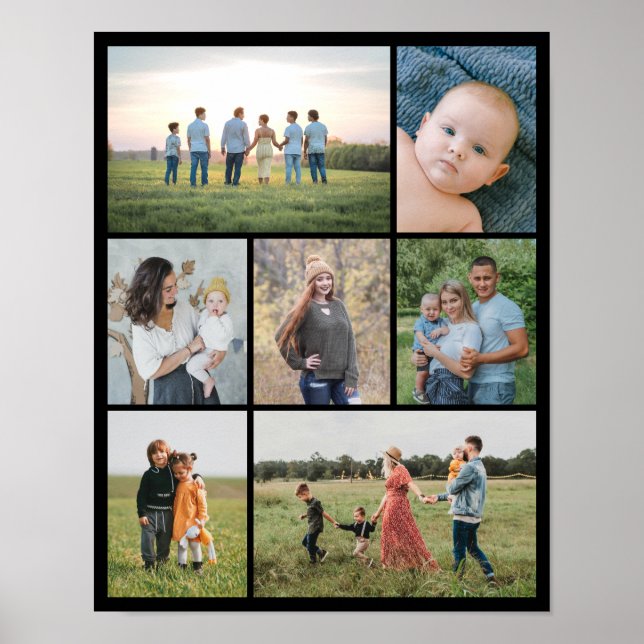 Affiche Créez votre propre collage de 7 photos (Devant)